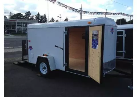 2012 5x10 Enclosed trailer